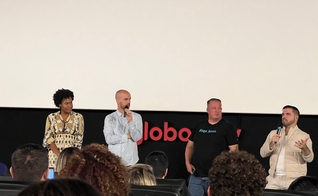 A equipe de “The Chosen” esteve em São Paulo, promovendo a série cristã. (Foto: Camila Mota).