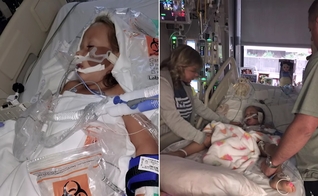 Zoe passou ficou em coma e passou por uma cirurgia de emergência. (Foto: CBN News)