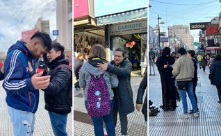 Evangelismo nas ruas de Buenos Aires, capital da Argentina. (Foto: Jhonatan Osório)