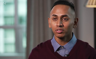 Ryan Prasad compartilha seu testemunho na CBN News. (Captura de tela / CBN News)
