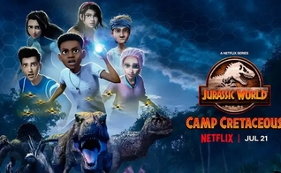 Imagem promocional de ‘Jurassic World: Acampamento Jurássico’. (Divulgação/Netflix)