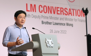 Lawrence Wong, vice-primeiro-ministro de Singapura. (Foto: Twitter/Lawrence Wong)