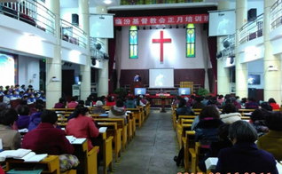 Programa de treinamento realizado em igreja na China. (Foto: Linfen Church)