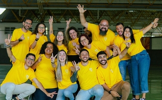  Equipe da campanha Vem Pra Vida. (Foto: Divulgação/TeenStreetBrasil).