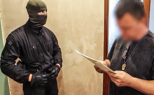  O pastor Stanislav Moskvitin foi detido em sua igreja. (Foto: Reprodução/FSB).