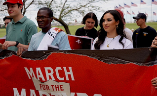 A Marcha Anual pelos Mártires reuniu líderes e cristãos em Washington. (Foto: Nicole Alcindor/The Christian Post).