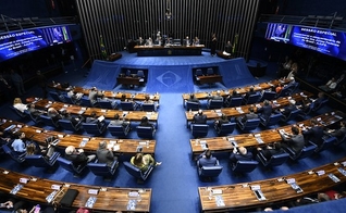 Plenário do Senado durante sessão especial. (Foto: Edilson Rodrigues/Agência Senado)
