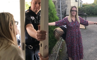 Caroline Farrow foi presa na frente dos filhos, na Inglaterra. (Foto: Twitter/Caroline Farrow).