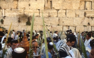 Festa de Sucot, em Jerusalém. (Foto: Wikimedia Commons)