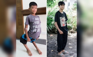 Aldrin ganhou uma cirurgia do hospital do atleta cristão Tim Tebow, nas Filipinas. (Foto: Instagram/Tim Tebow).