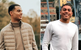 Cody Gakpo e Carlos Vinicius jogaram juntos no PSV. (Foto: Instagram/Cody Gakpo/Carlos Vinicius)