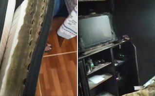 Bíblia intacta após incêndio de casa. (Foto: Reprodução/RIC Mais)