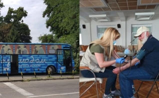 Equipado com chuveiros e lavandaria, o veículo oferece assistência médica e aconselhamento. (Foto: Reprodução/YouTube/TED Adventist). 