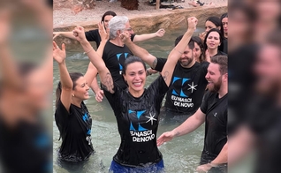 Nadja Haddad, foi batizada nas águas na Lagoinha Alphaville, em São Paulo. (Foto: Instagram/Nadja Haddad).