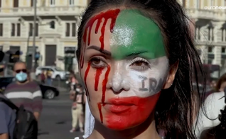 Protestos no Irã. (Foto: Captura de tela/Vídeo Euronews)