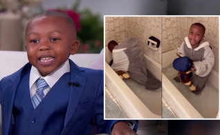 Luke Tillman, 5 anos, demonstrou sua fé em Jesus para 20 milhões de pessoas. (Foto:Reprodução/YouTube/Jennifer Hudson Show)