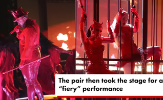 Performance de Sam Smith em 'Unholy', no Grammy 2023. (Captura de tela/YouTube/Page Six)