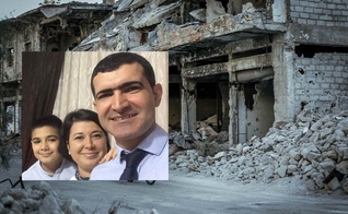 O pastor Hakan e sua esposa Pola, mortos no terremoto na Turquia; no destaque, o filho Yoel. (Foto: Reprodução/Calvary Chapel Magazine)