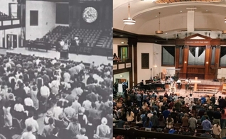 Há 50 anos, o campus da Asbury foi tomado pelo mover de Deus. (Foto: Reprodução/YouTube/Epworth League/Instagram/Allen Hood).