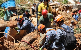 Já são mais de 1.700 desalojados na região pelo temporal. (Foto: Thales Stadler/Governo do Estado de SP).