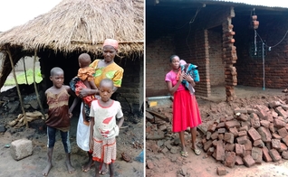Centenas de famílias tiveram casas destruídas. (Foto: Missão Mãos Estendidas)