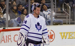 James Reimer jogador de hóquei cristão. (Foto: Reprodução/Bridget Samuels/Flickr)