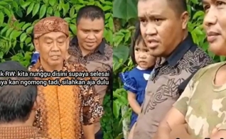 A Igreja Cristã Protestante Simalungun (GKPS) foi hostilizada por muçulmanos. (Foto: Reprodução/Twitter/Bobby Risakotta).