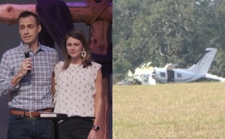 Kennon Vaughan e sua esposa Kathryn na Harvest Church. (Foto: Facebook/Harvest Church/Reprodução/Fox 26).