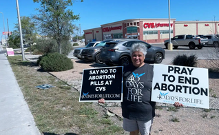 A campanha “40 Dias pela Vida” fez uma vigília de oração ininterrupta de 40 dias. (Foto: Twitter/40 Days for Life).