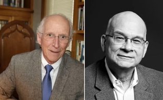 John Piper e Tim Keller. (Foto Montagem: Captura de tela/YouTube Desiring God/Divulgação)