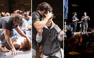 Richie Seltzer em cruzada com a Global Awakening, no Brasil. (Foto: Instagram/Richie Seltzer)