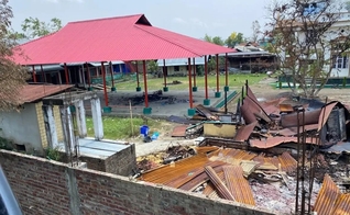 Mais de 350 igrejas foram destruídas em Manipur, na Índia. (Foto: Portas Abertas)