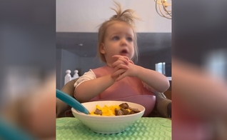 Taya ora todos os dias antes do café da manhã. (Foto: Reprodução/Instagram/Madeline Roberts)