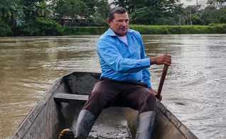 O rio é um local de muitos acidentes entre moradores da região. (Foto: Reprodução/Christian Aid)