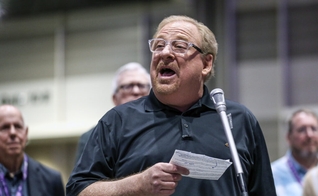 Rick Warren discursou durante a Convenção Batista do Sul. (Foto: Baptist Press/Sonya Singh).