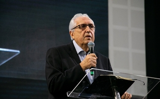  Pastor Antônio José na Expoevangélica 2023, em Fortaleza. (Foto: Guiame/Marcos Corrêa).