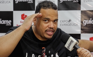 Felipe Vilela na Expoevangélica 2023. (Foto: Marcos Paulo Corrêa/Guiame)