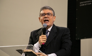 Glauco Barreira ministrou na Expoevangélica 2023, em Fortaleza. (Foto: Guiame/Marcos Paulo Corrêa).