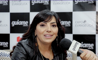 Eyshila na Expoevangélica 2023. (Foto: Reprodução/Guiame).