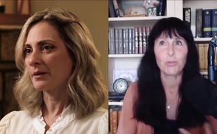 Jenn Nizza e Doreen Virtue. (Foto: Reprodução/YouTube/CBN News/Good Fight Ministries)