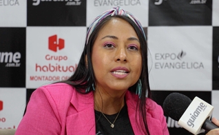 Julie Molina, diretora regional do “The Chosen” para a América Latina. (Foto: Reprodução/Guiame).