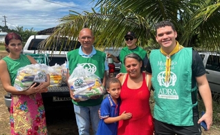  Famílias recebem auxílio de projeto cristão. (Foto: Reprodução/Notícias Adventistas/Rebbeca Ricarte)
