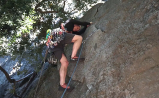 Alpinista testemunha fé em Jesus. (Foto: Reprodução/CBN News)