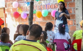 Atividades da missão com as crianças na Colômbia. (Foto: Reprodução/Samaritan's Purse)