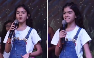 Karen Raddi testemunhando em um evento da JMN. (Foto: Reprodução/Instagram/Junta de Missões Nacionais)