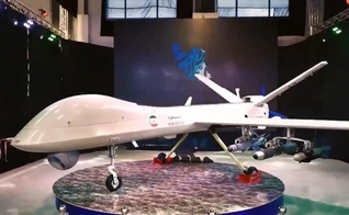 Imagem do drone. (Foto: Captura de tela/Twitter Kian Sharifi)