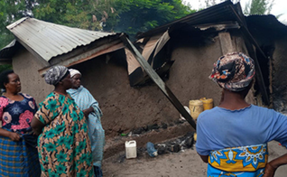 Igreja queimada no Quênia. (Foto: Imagem ilustrativa/International Christian Concern).