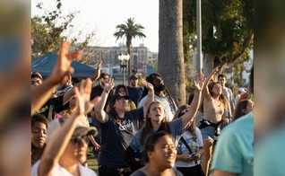 O evento evangelístico nos EUA. (Foto: Reprodução/Instagram/Every Heart Movement)
