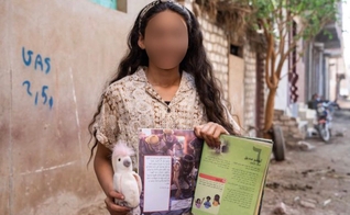 A pequena evangelista Jessica. (Foto: Samaritan's Purse)