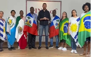 Pastores e missionários no Haiti. (Captura de tela: YouTube) 